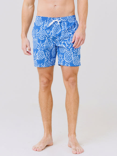 Chubbies Men's The Thigh-Napples 7" Swim Trunk
