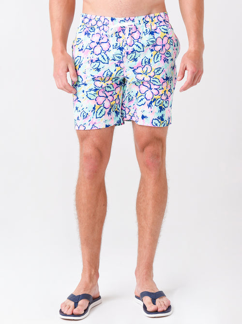 Chubbies Men's The Vacation Blooms 7" Swim Trunk