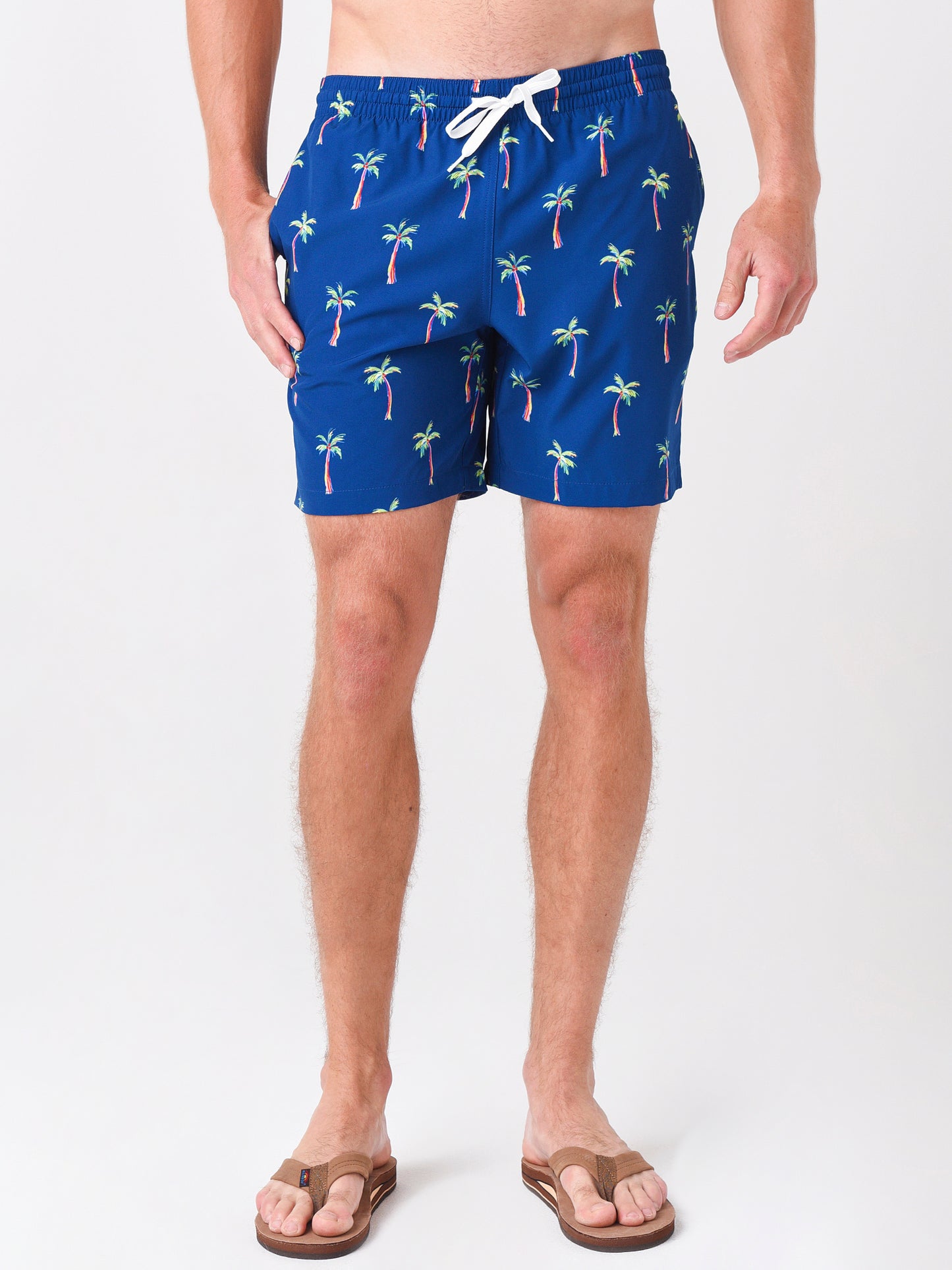 Chubbies Men's The Tree Myself And I's 7" Swim Trunk - Saint Bernard
