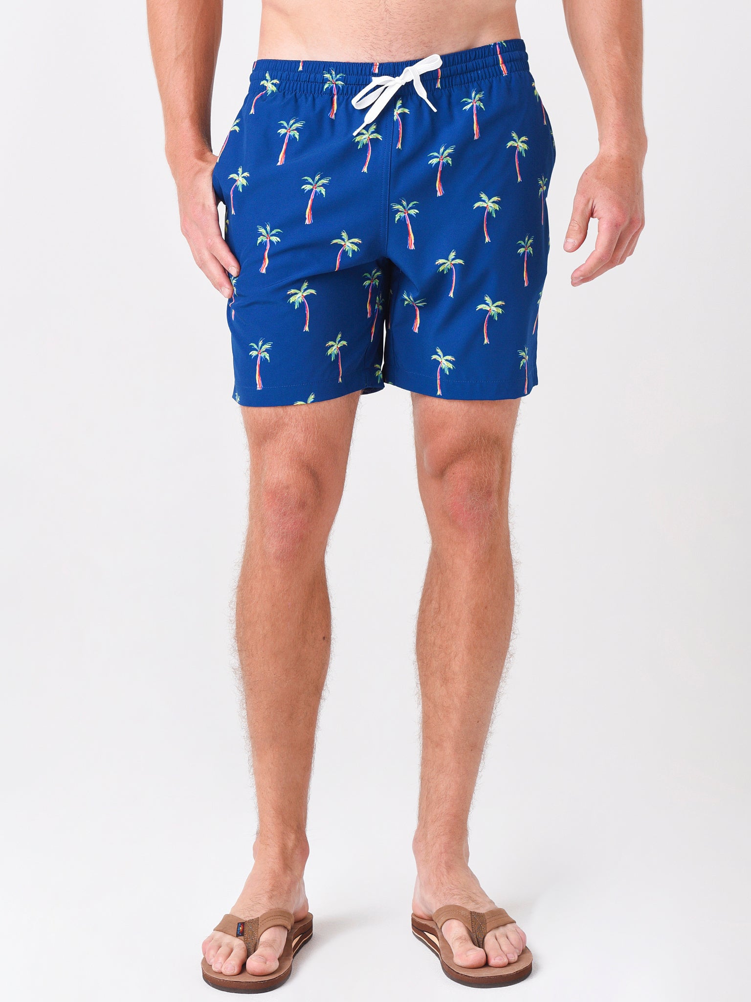 Chubbies Men's The Tree Myself And I's 7" Swim Trunk - Saint Bernard