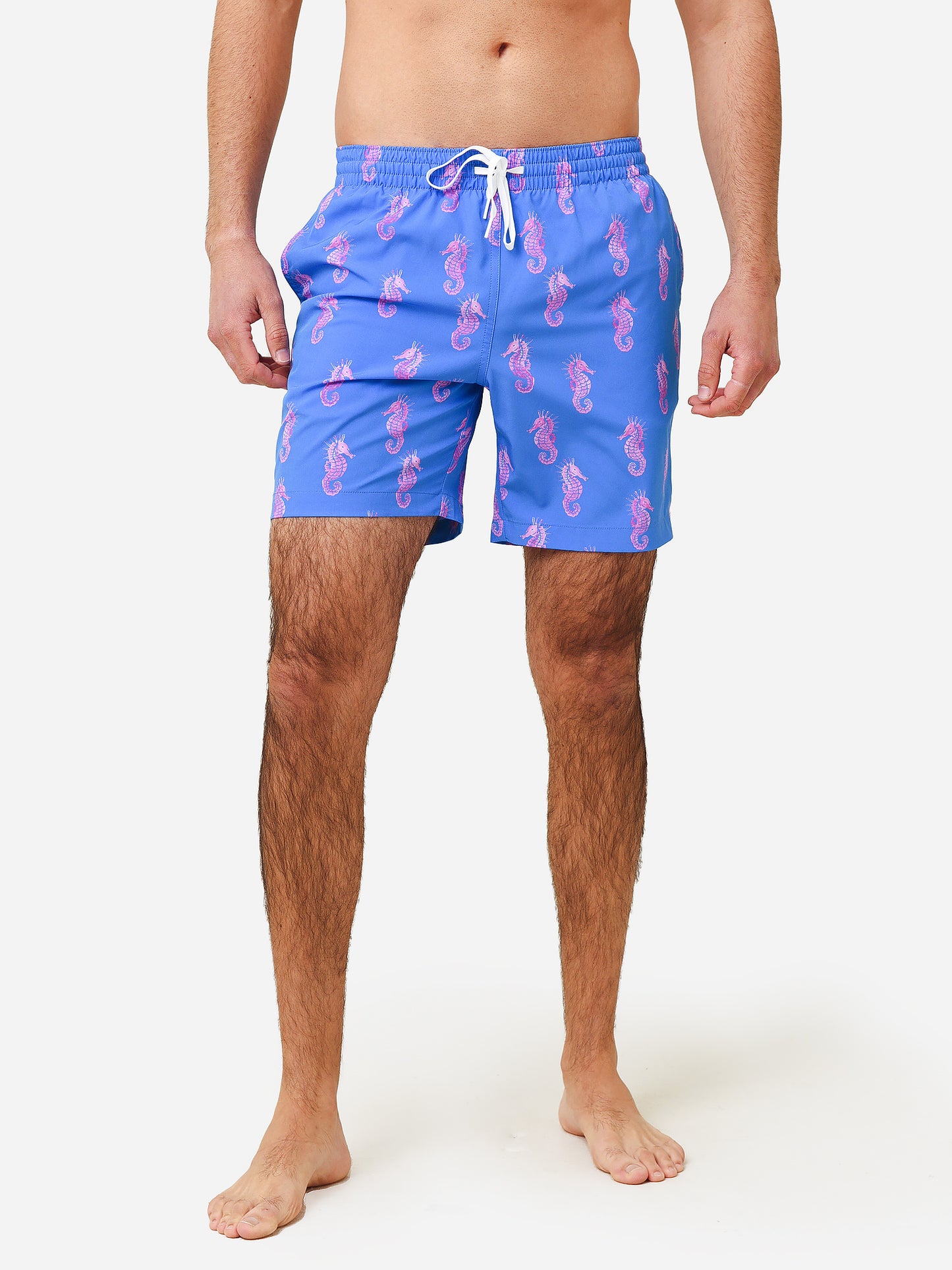 Chubbies Men's The Sea Trotters 7" Swim Trunk - Saint Bernard