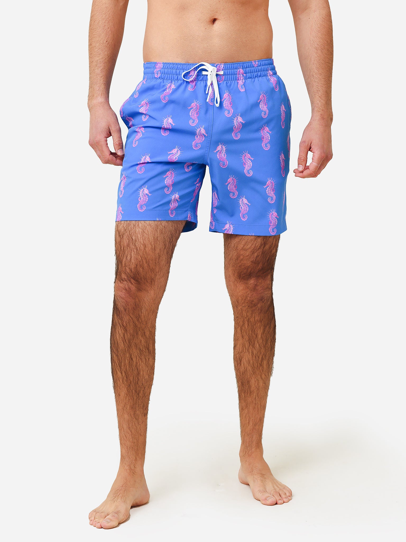 Chubbies Men's The Sea Trotters 7" Swim Trunk - Saint Bernard