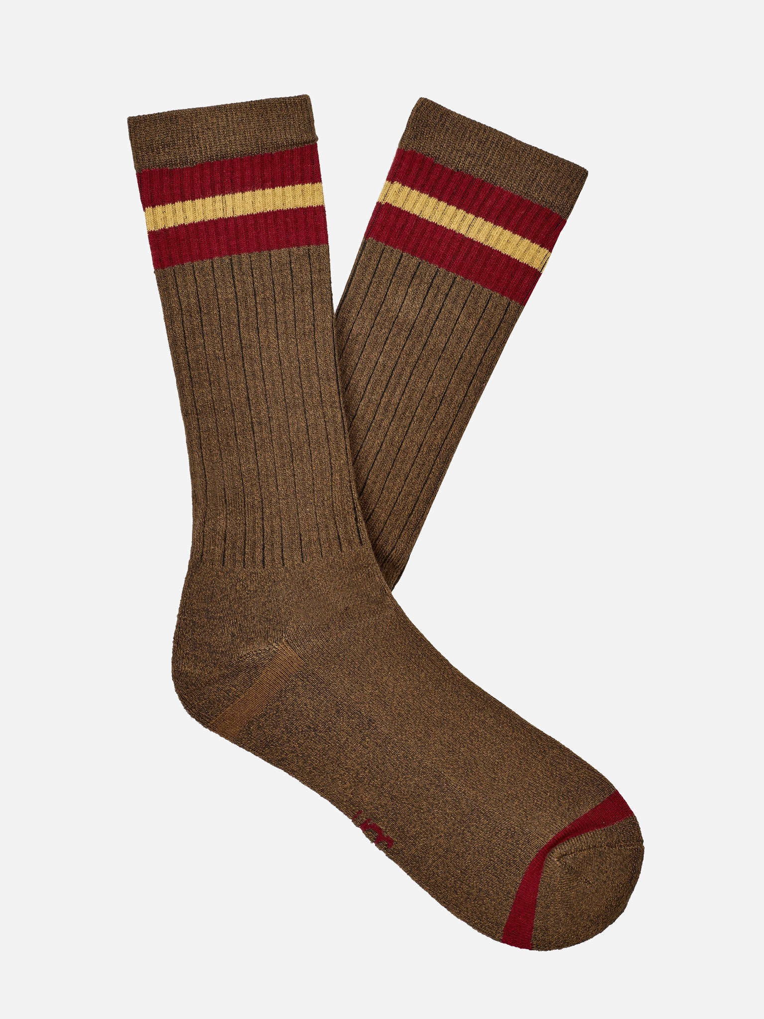 UGG Men's Noel Three Stripe Crew Sock - Saint Bernard