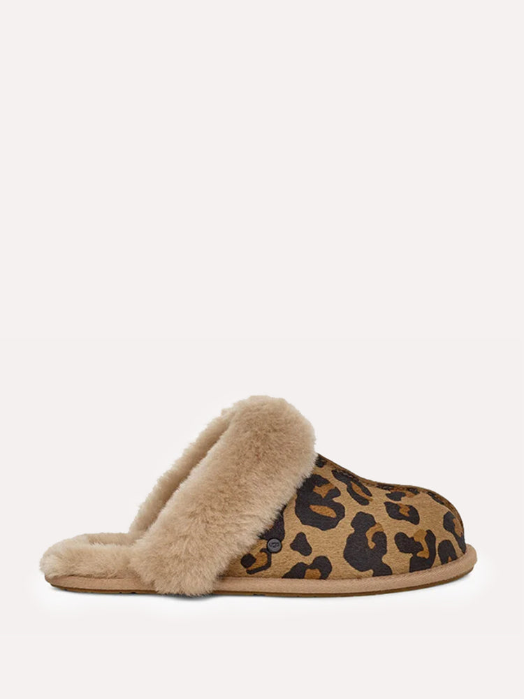 Ugg Women's Scuffette II Leopard Slipper - Saint Bernard
