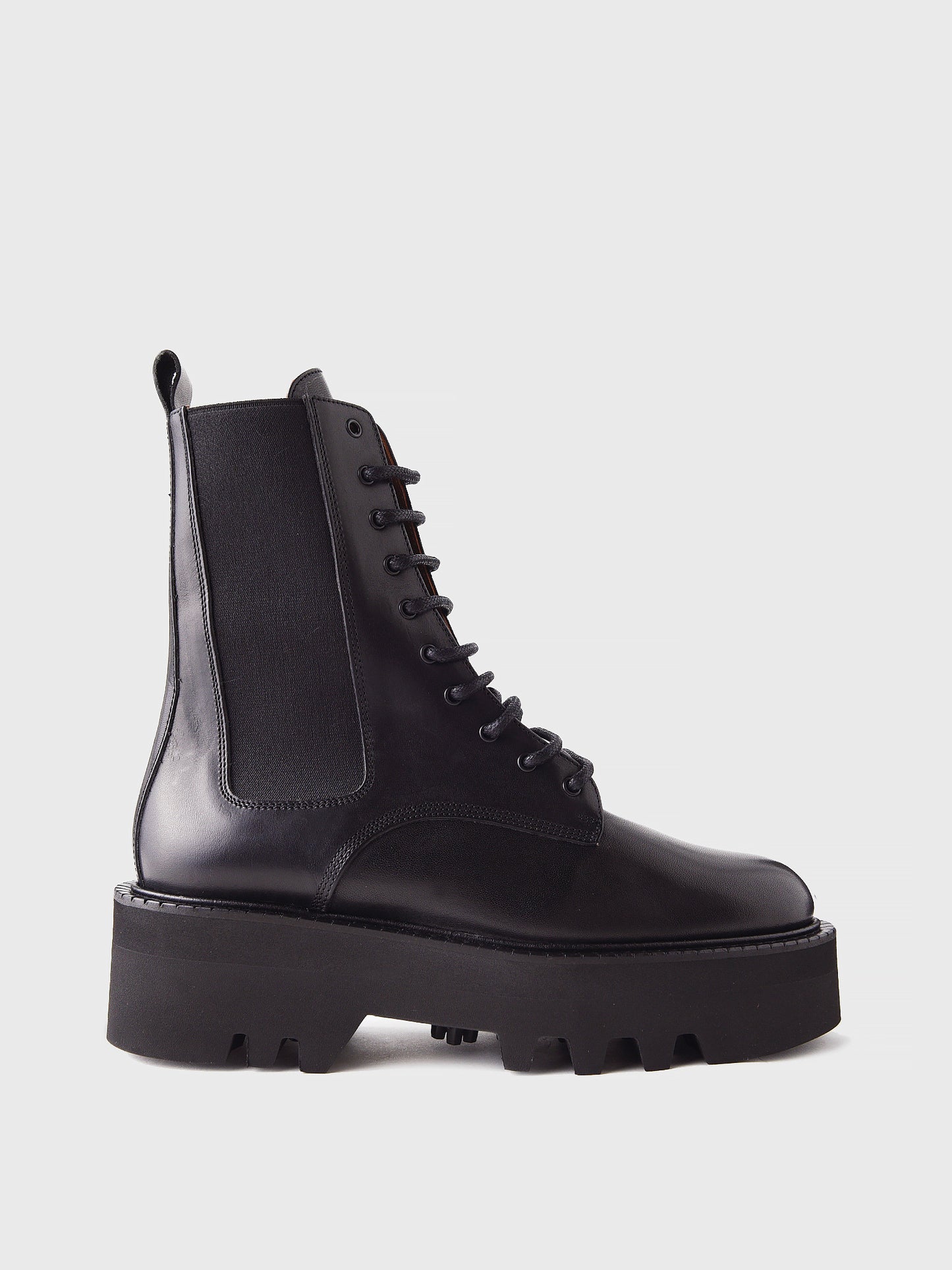 ATP Atelier Women's Pesaro Black Vacchetta Boot - Saint Bernard