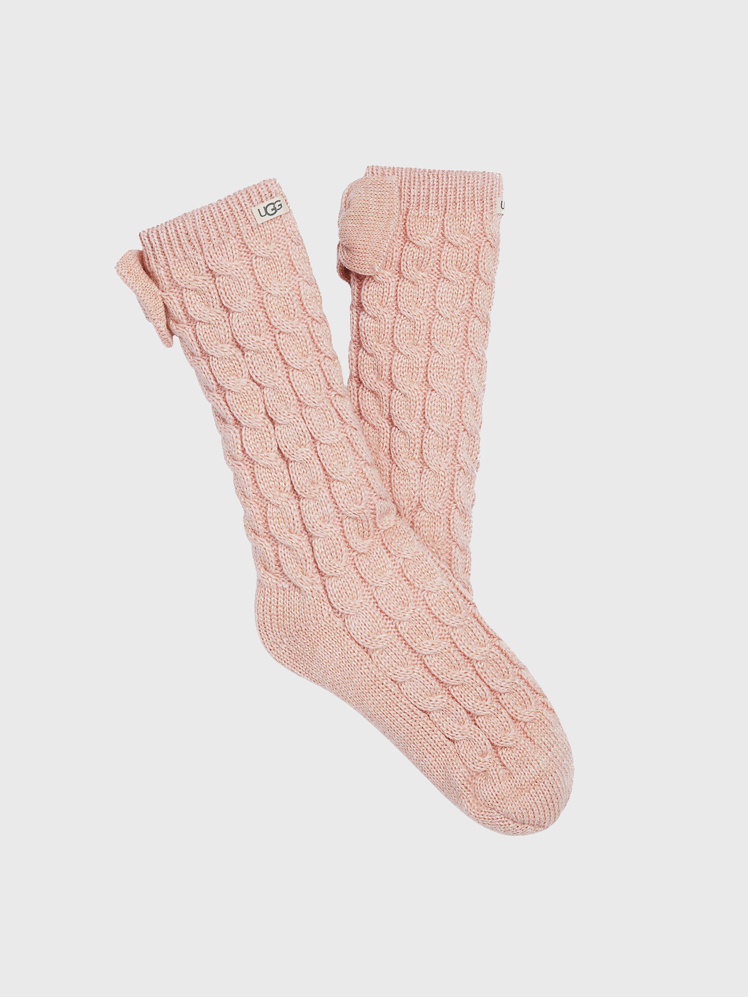 Ugg Women's Laila Bow Fleece Lined Sock - Saint Bernard
