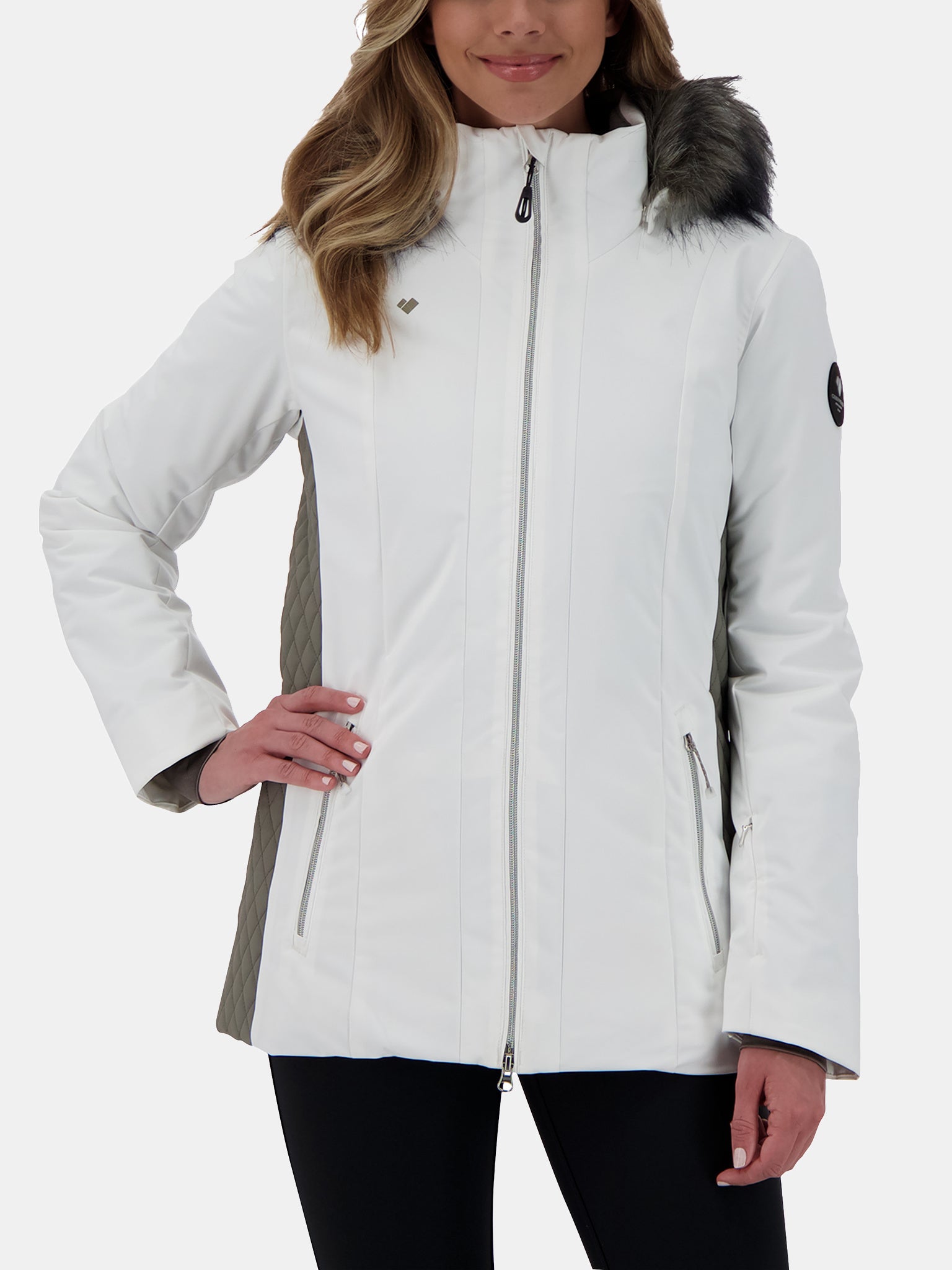 Obermeyer Women's Siren Jacket w/Faux Fur - Saint Bernard