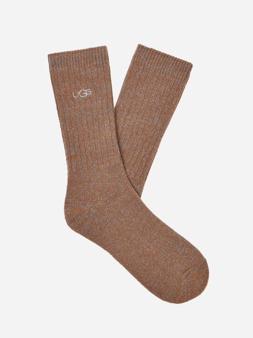 UGG Men's Trey Rib Knit Slouchy Crew Socks