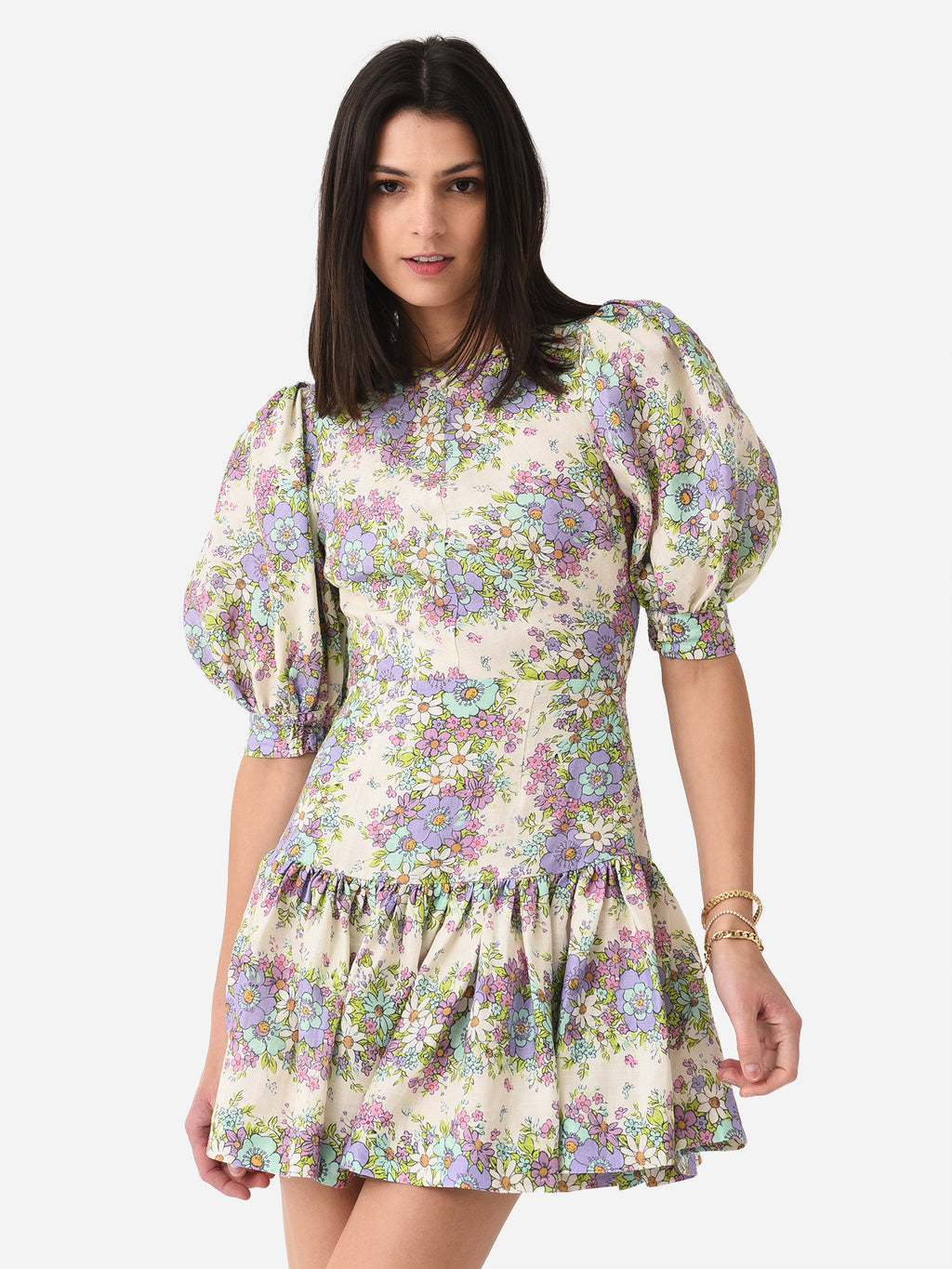Alemais Women's Agnes Mini Dress - Saint Bernard