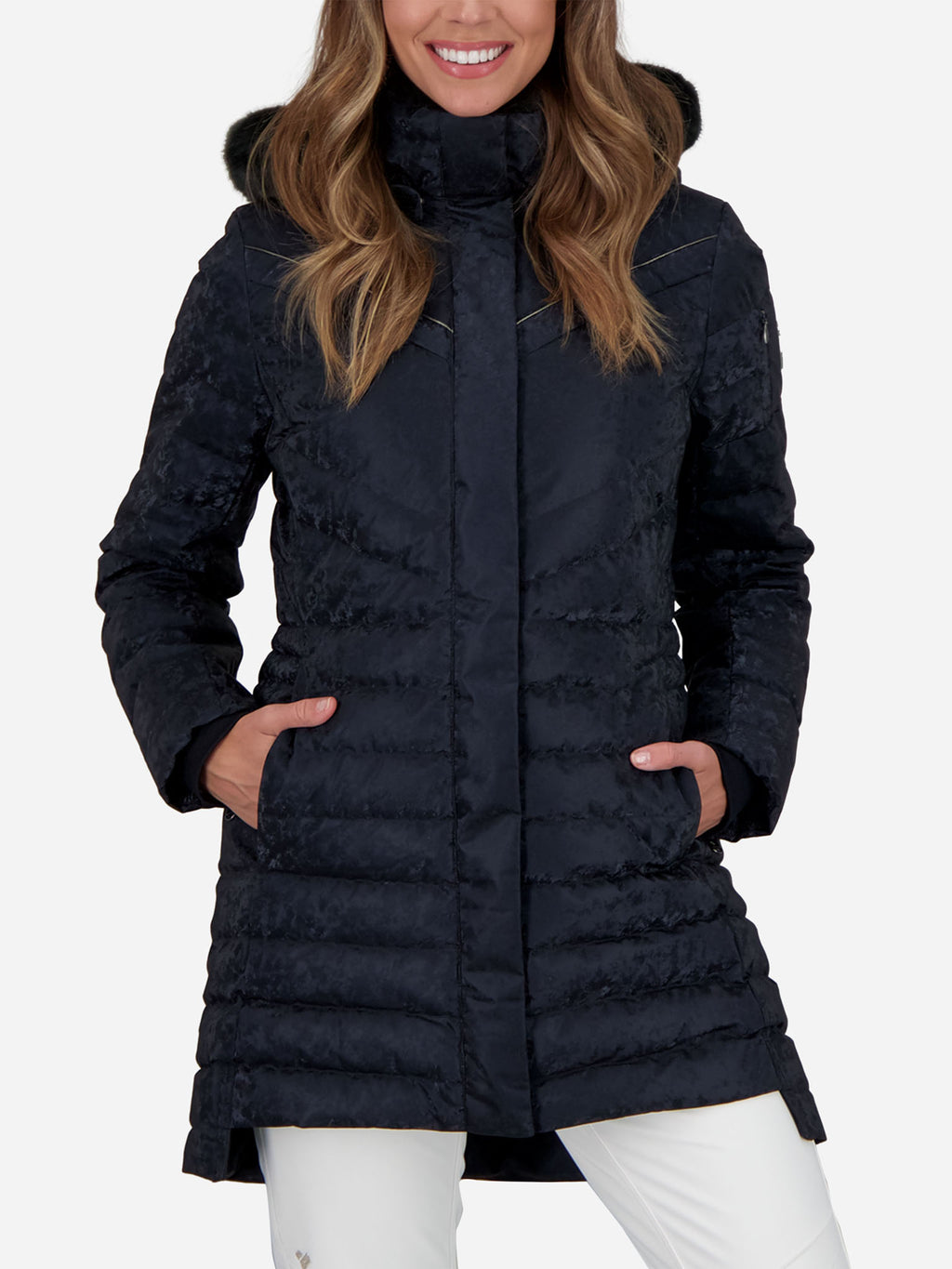 Obermeyer Women's Blossom Down Parka with Faux Fur - Saint Bernard