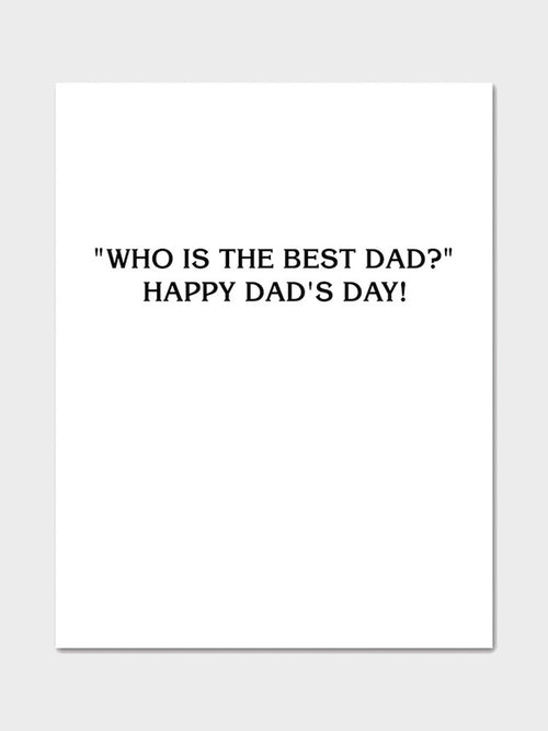 The Found Jeopardy Father's Day Card