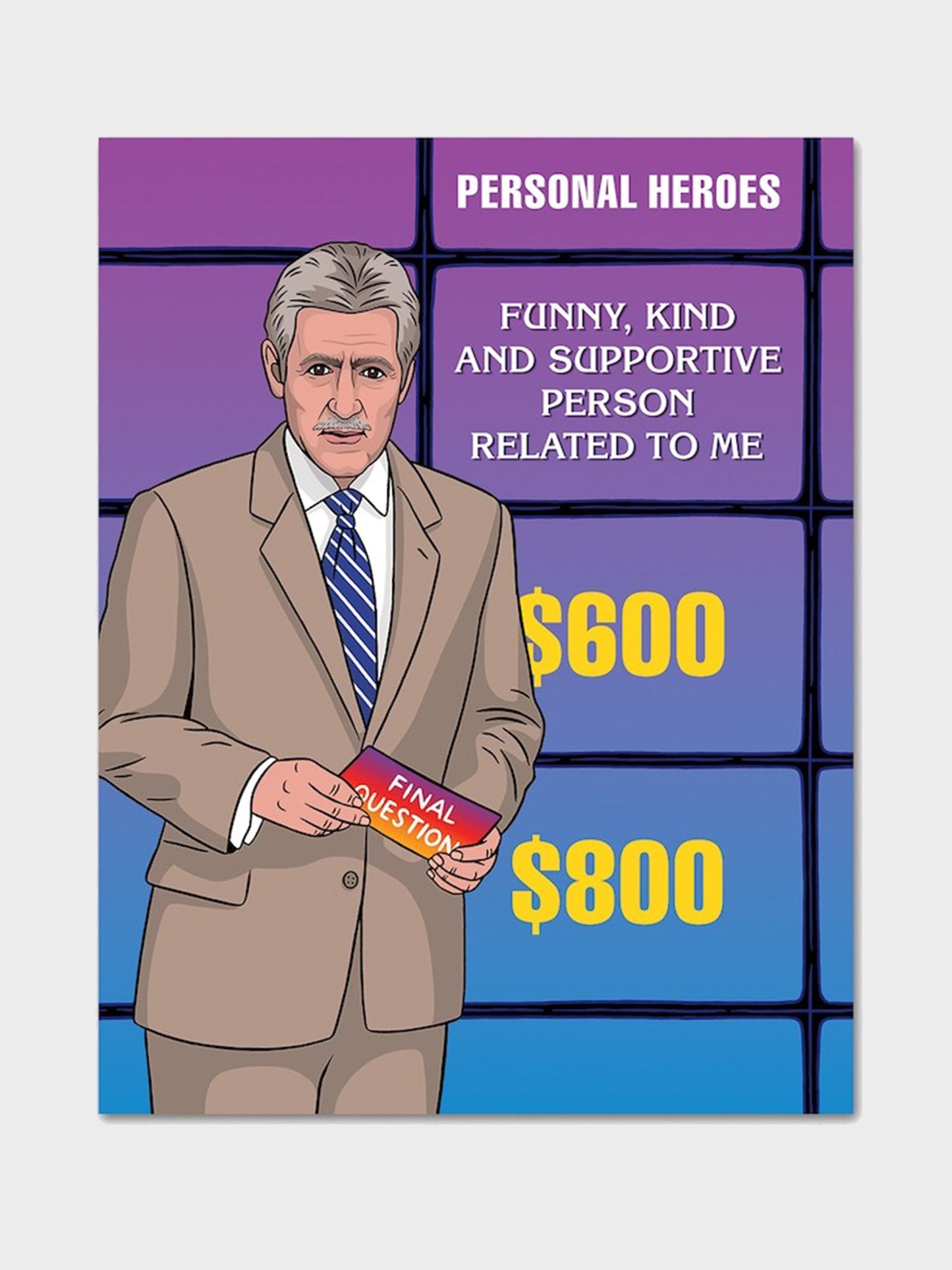 The Found Jeopardy Father's Day Greeting Card