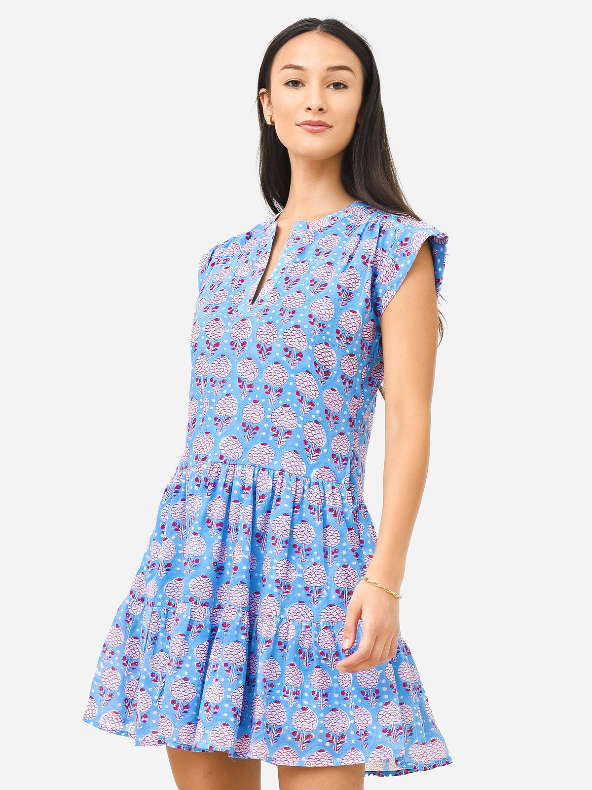 Oliphant Women's Roll Sleeve Dress - Saint Bernard