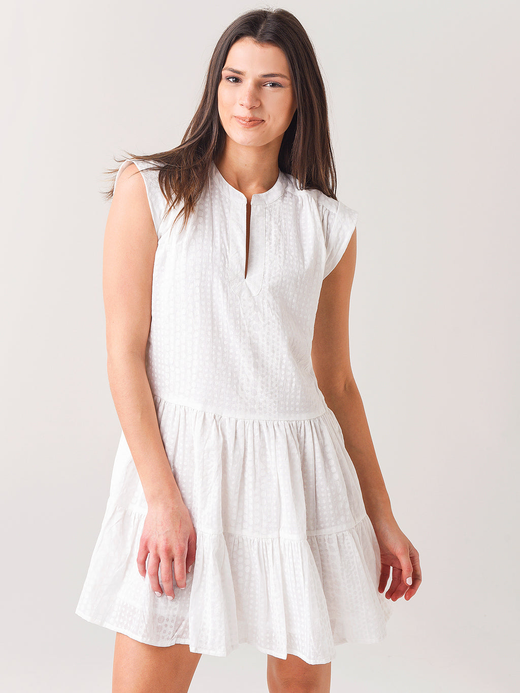 Oliphant Women's Roll Sleeve Dress - Saint Bernard