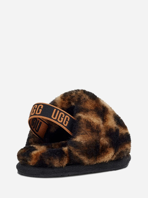 UGG Little Kids' Fluff Yeah Slide Panther Print