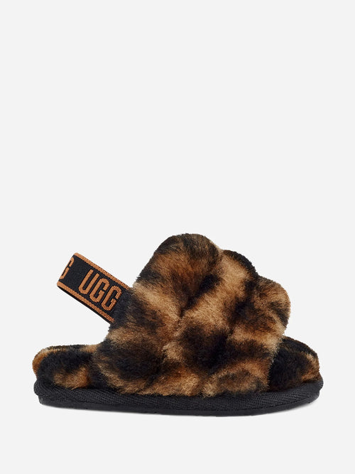 UGG Little Kids' Fluff Yeah Slide Panther Print