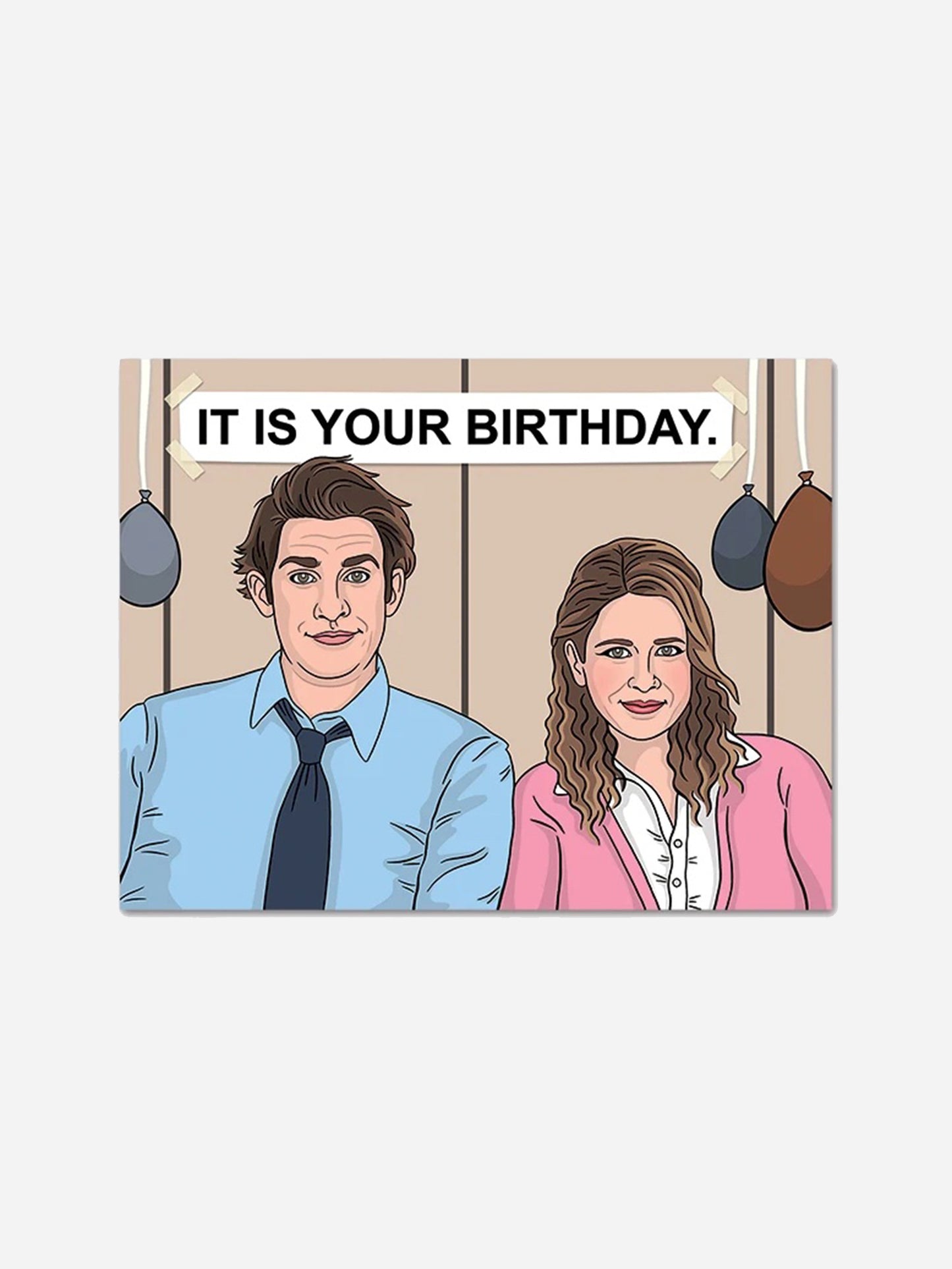The Found Jim + Pam Birthday Card
