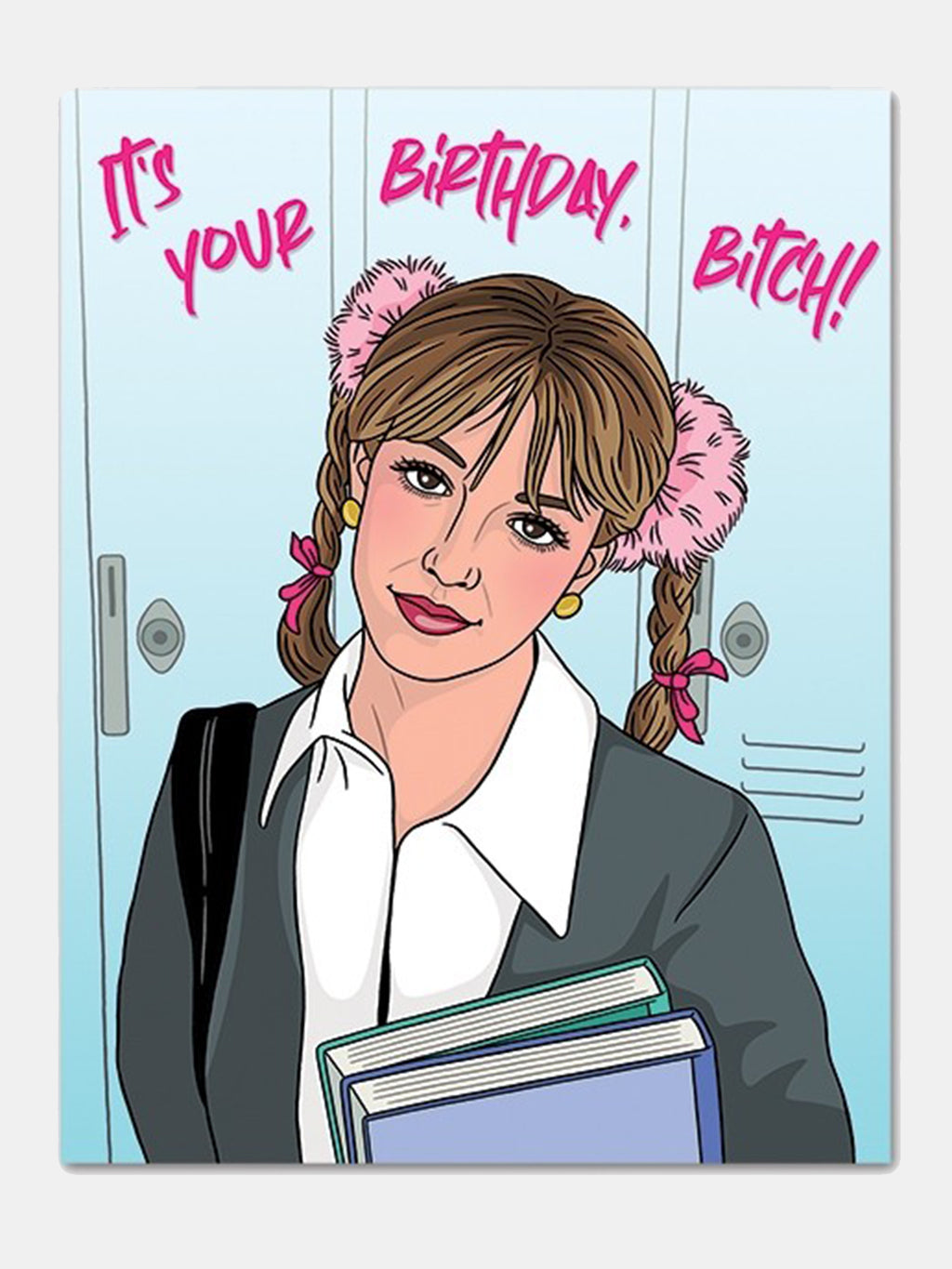 The Found It's Your Birthday, B*tch! Card - Saint Bernard