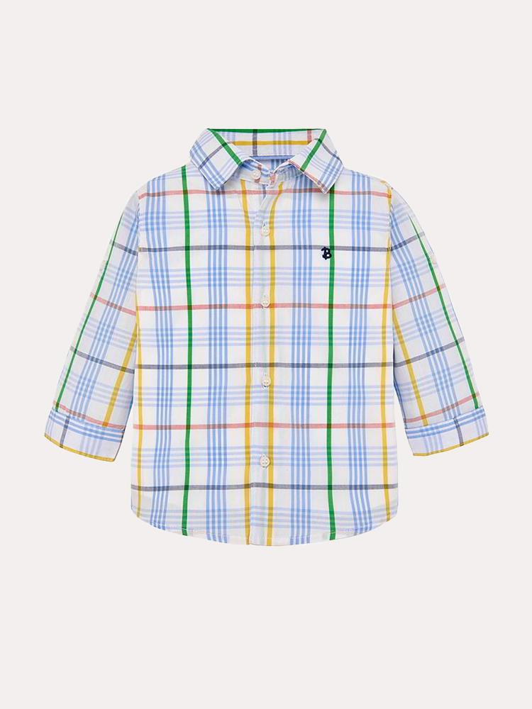 Mayoral Little Boys' Long Sleeved Checked Shirt