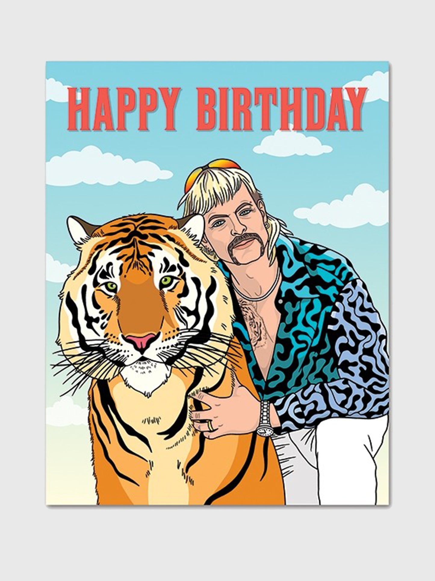 The Found Tiger King Have Your Cake Card - Saint Bernard