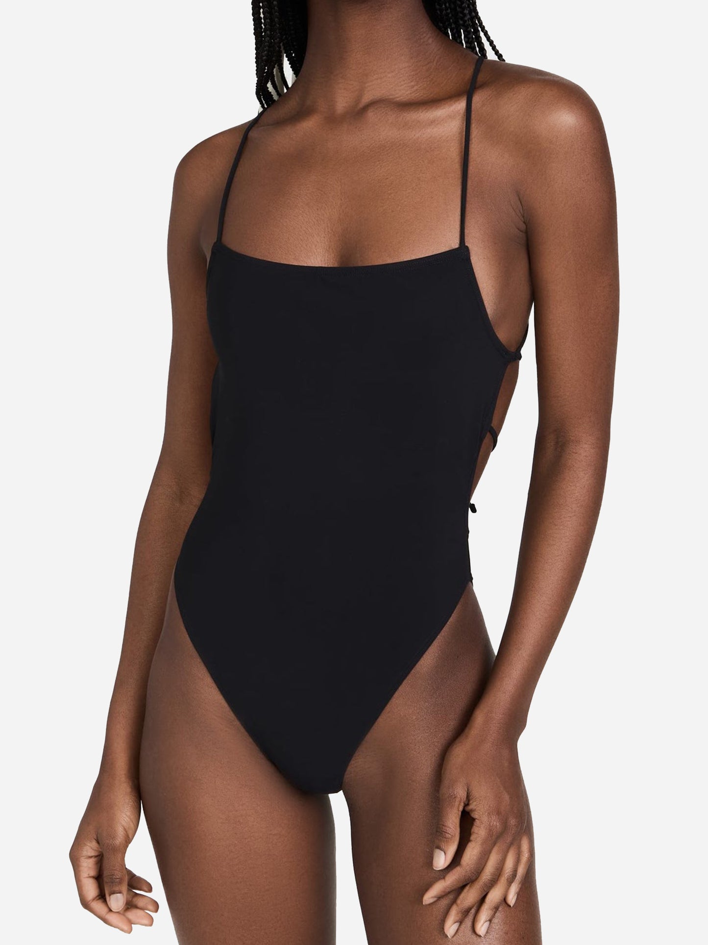 Tory Burch Women's Solid Tie Back One-Piece Swimsuit - Saint Bernard