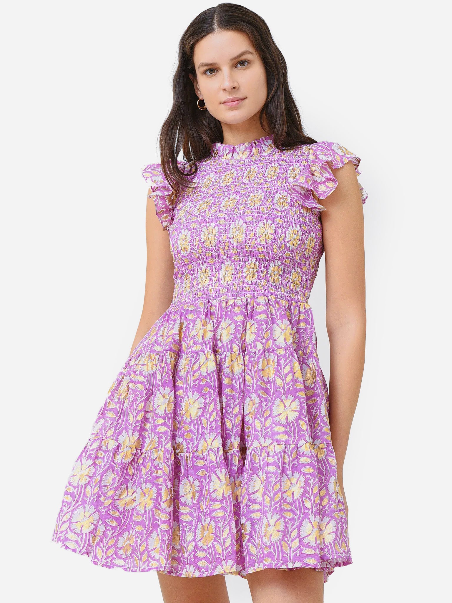 Oliphant Women's Smocked Flirty Dress - Saint Bernard