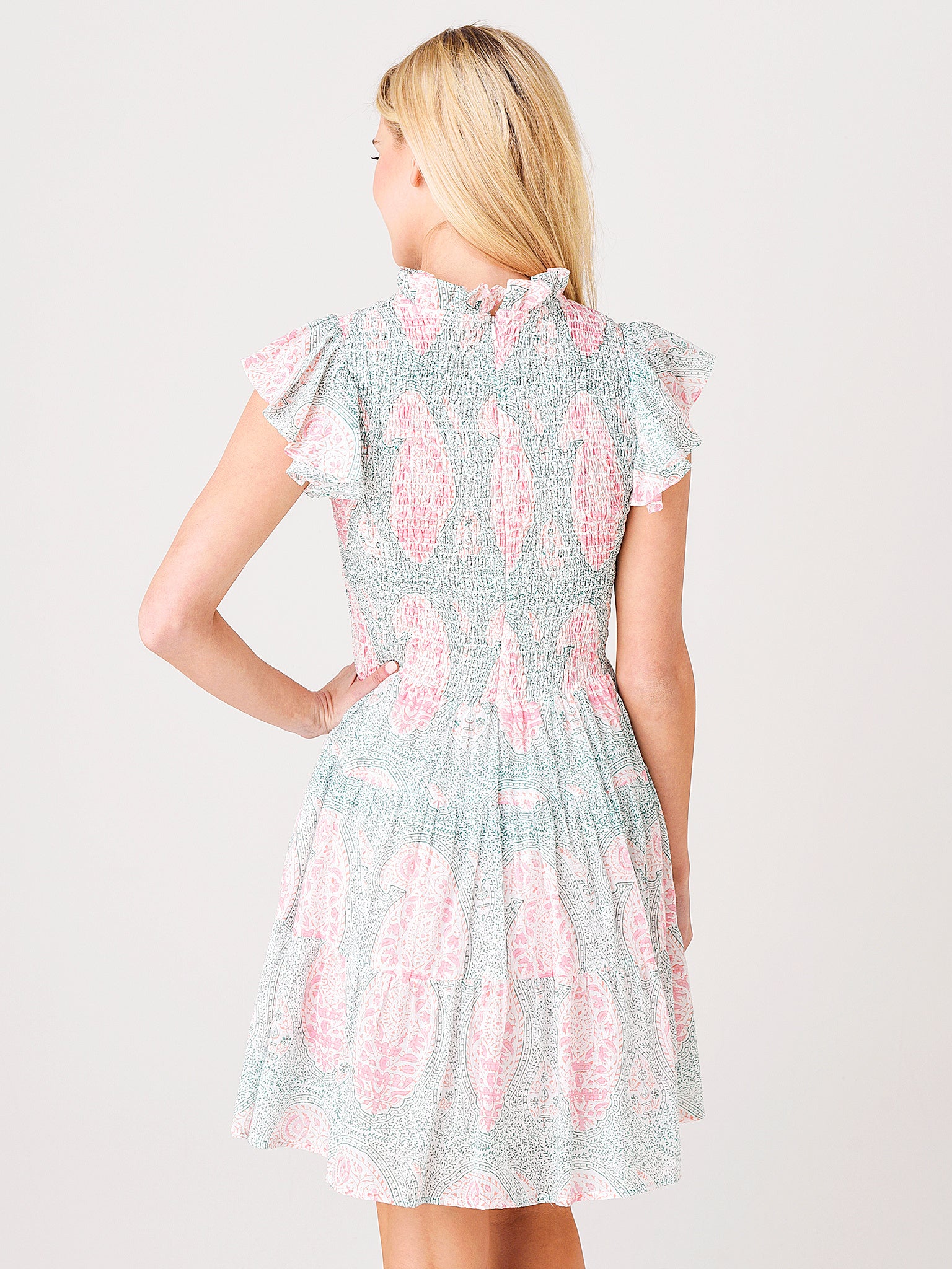 oliphant smocked flirty short dress Smocked Flirty Short, Geneva Monkee's of Athens