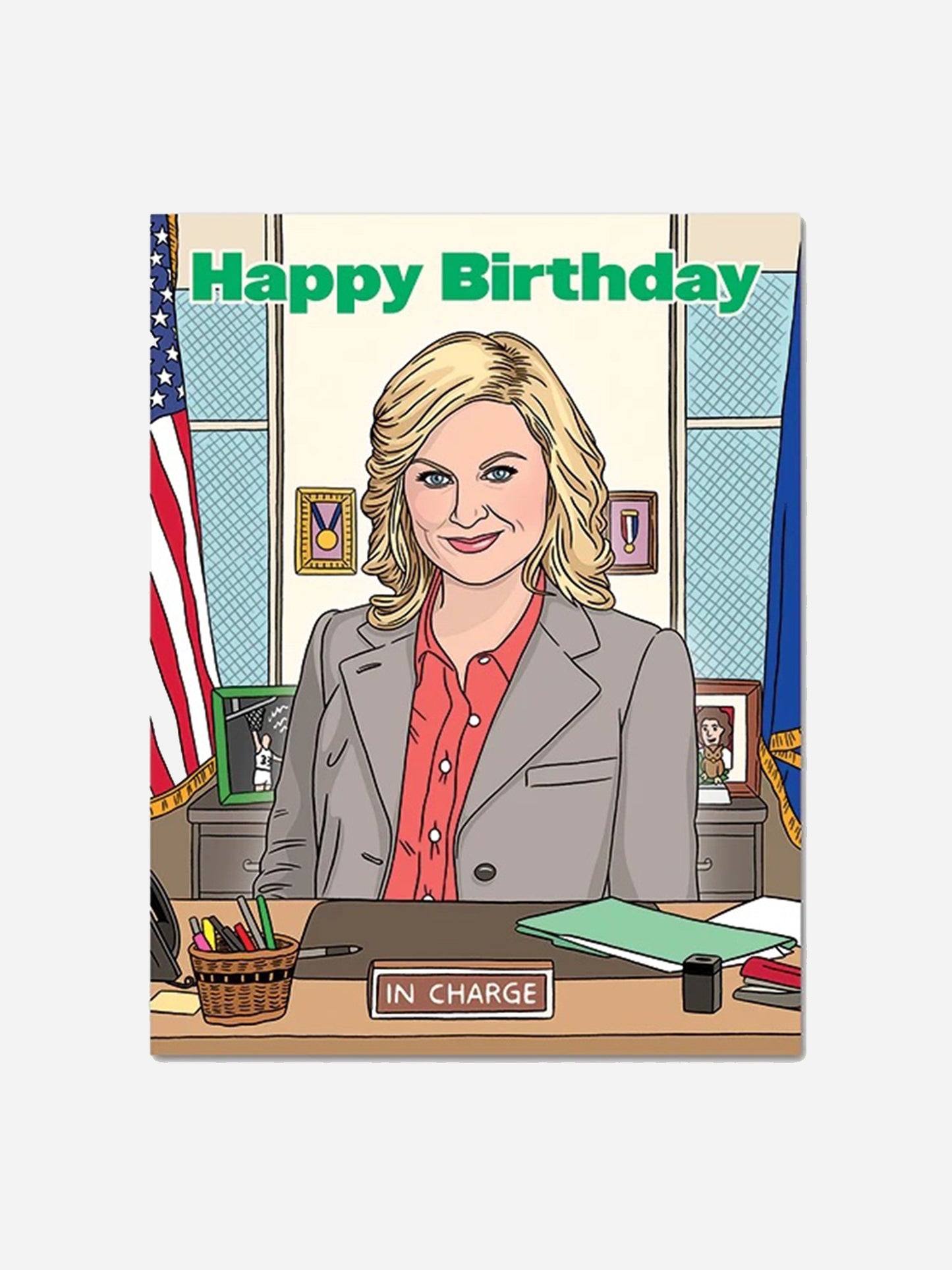The Found Leslie Happy Birthday Card