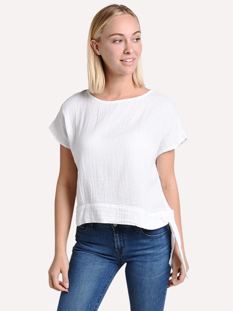 Stark X Side Tie Top - Saint Bernard
