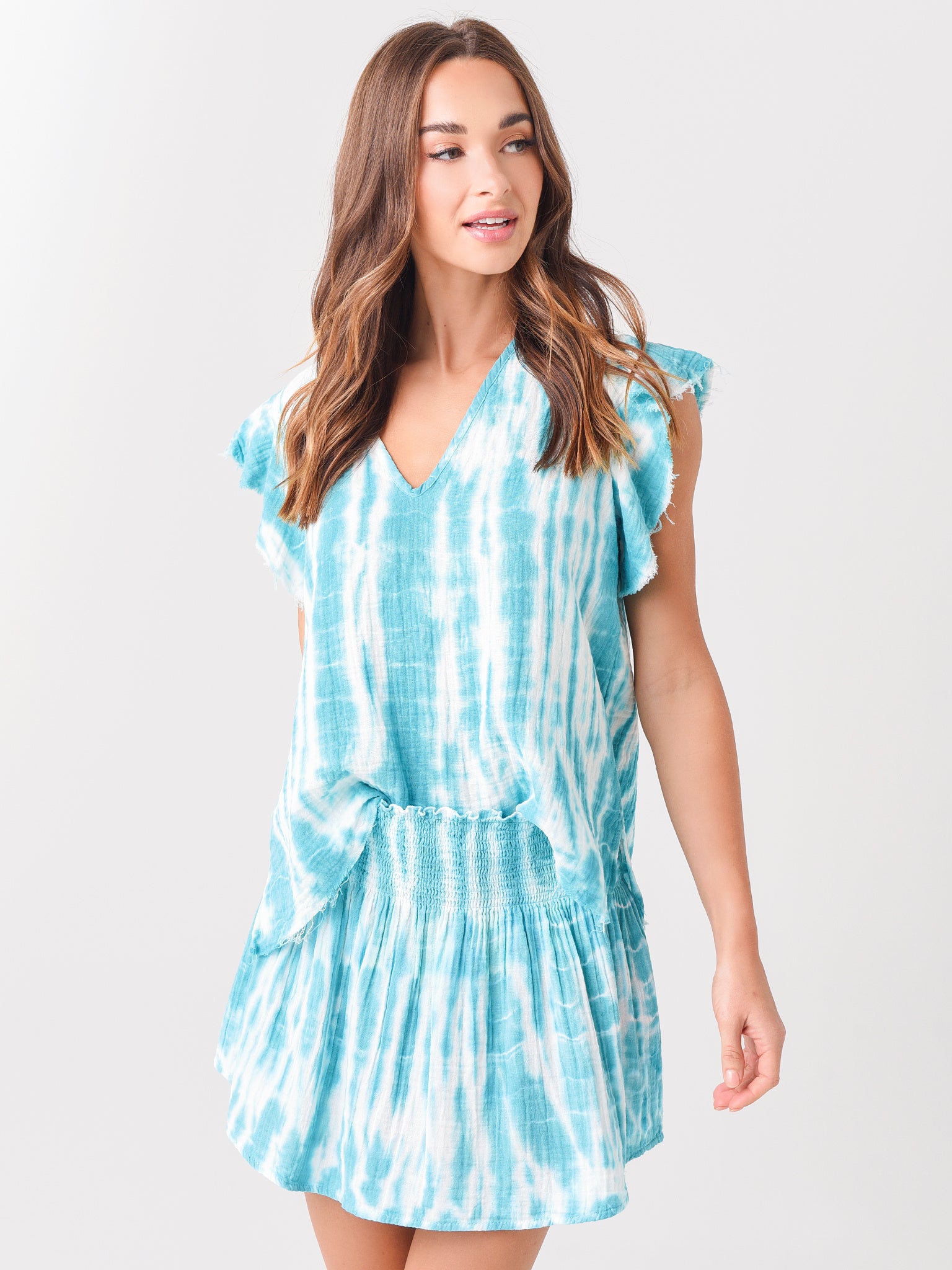 Stark X Women's Ruffle Sleeve Top - Saint Bernard