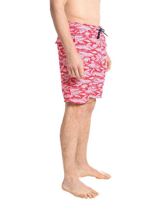 Surfside Supply Men's Leaf Print Volley Trunk