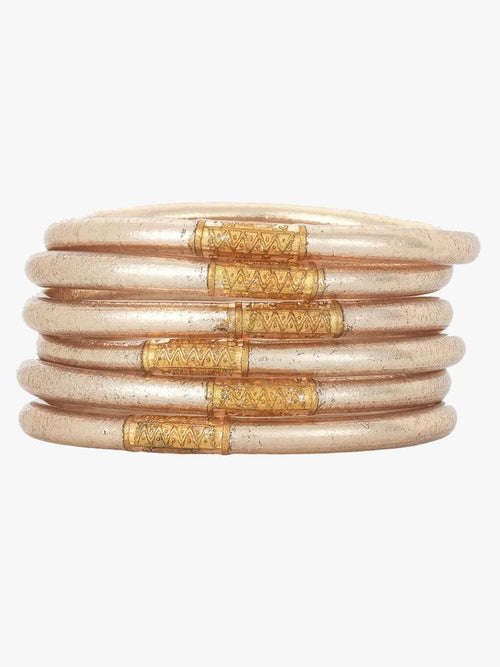 BudhaGirl Women's Serenity Prayer All Weather Bangle Set