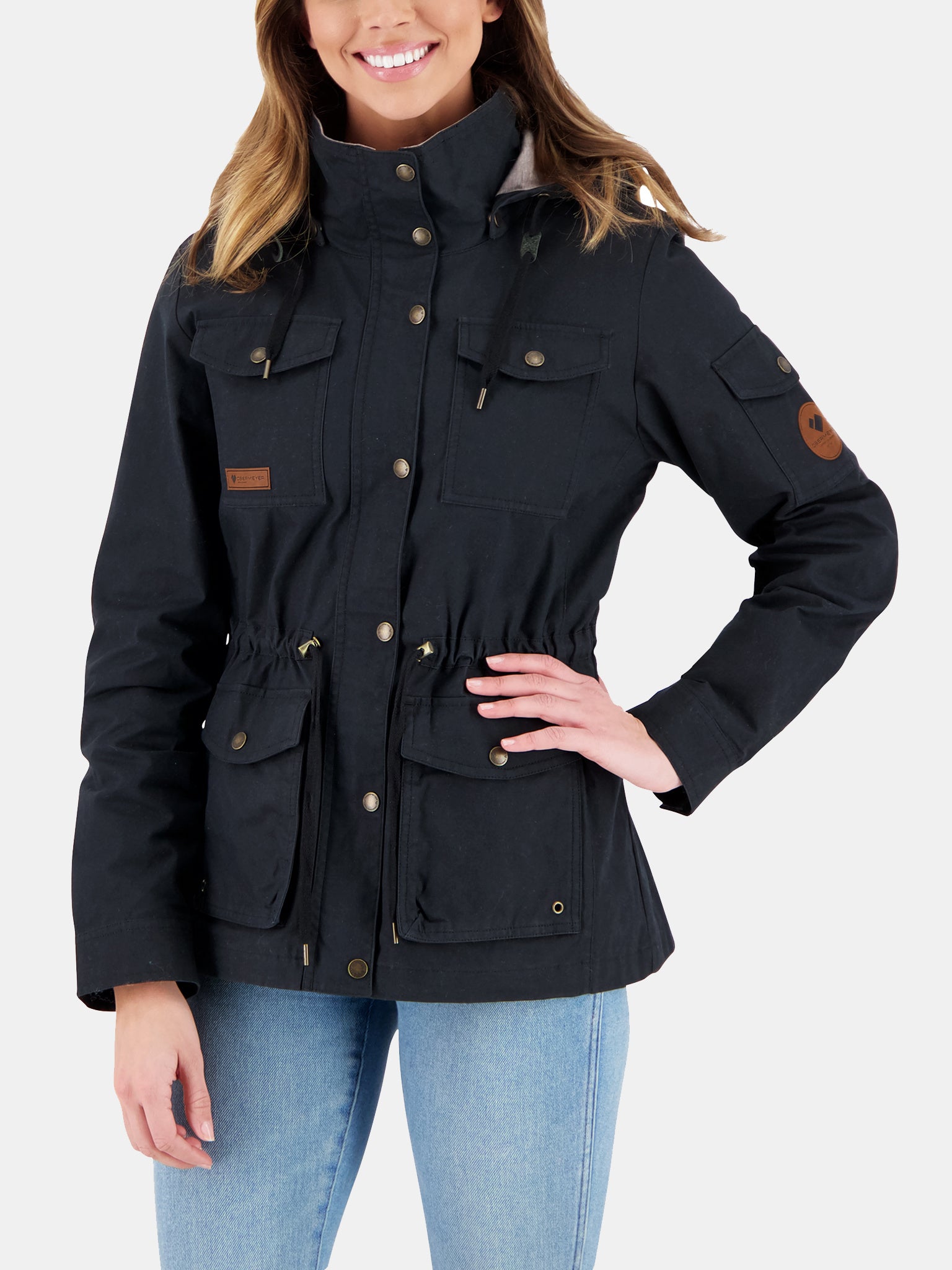 Obermeyer Women's Hazel Waxed Jacket - Saint Bernard