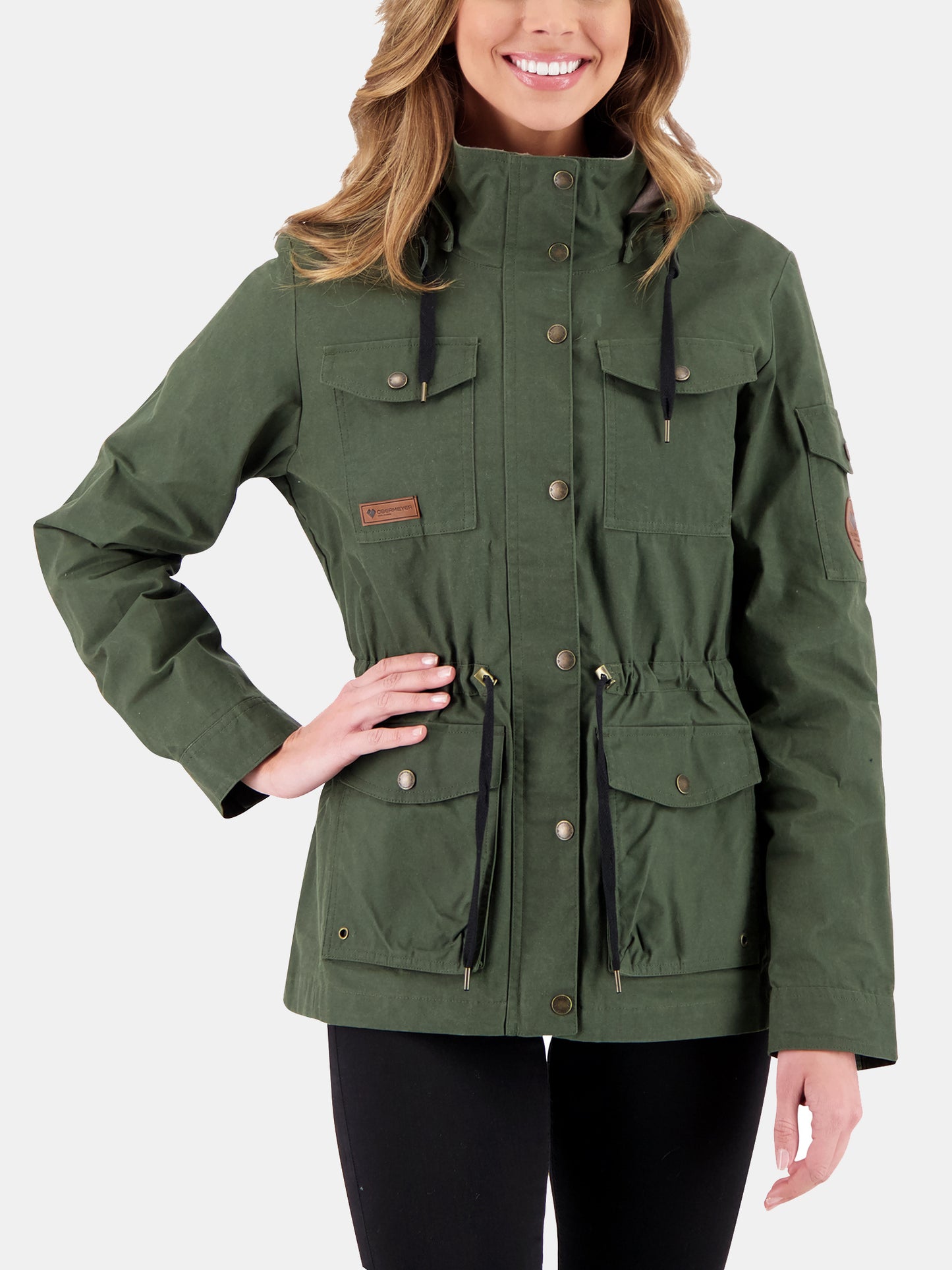 Obermeyer Women's Hazel Waxed Jacket - Saint Bernard