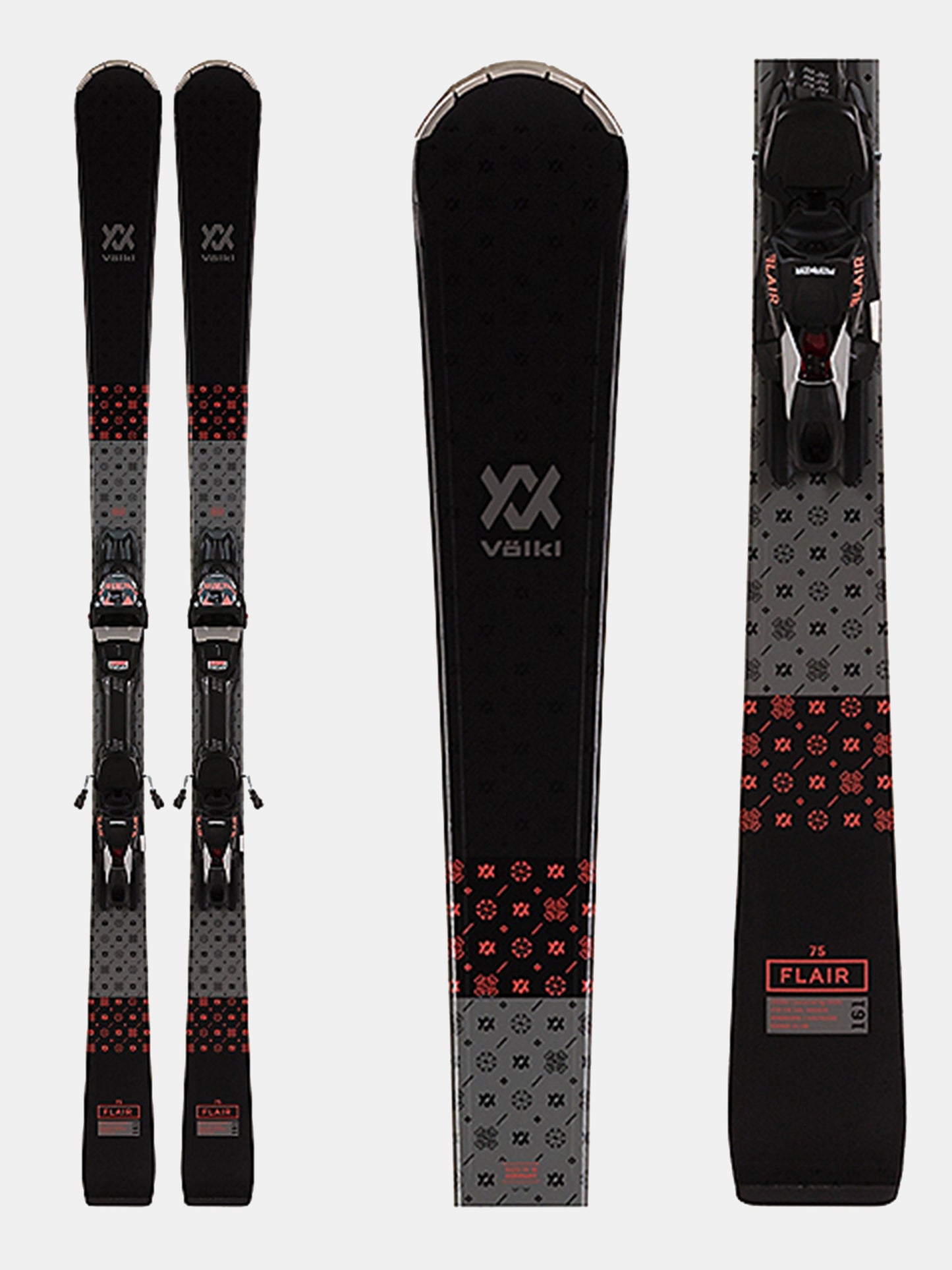 Volkl Women's Flair 75 Skis + Vmotion 10 GW Bindings 2022 - Saint Bernard