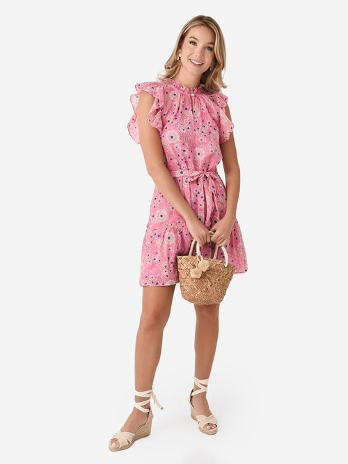 Oliphant Women's Flirty Ruffle Hem Dress