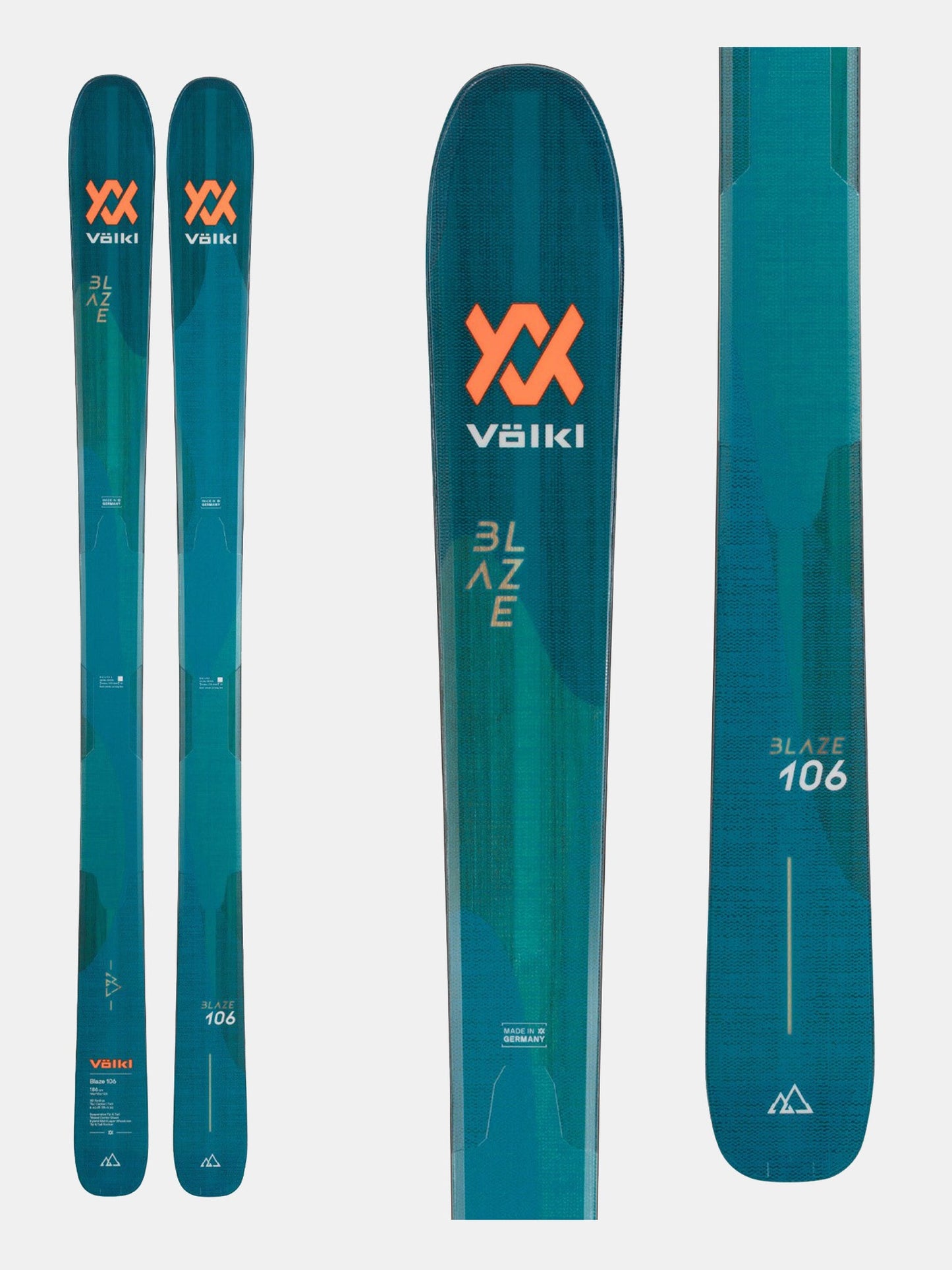 Volkl Blaze 106 Skis 2022