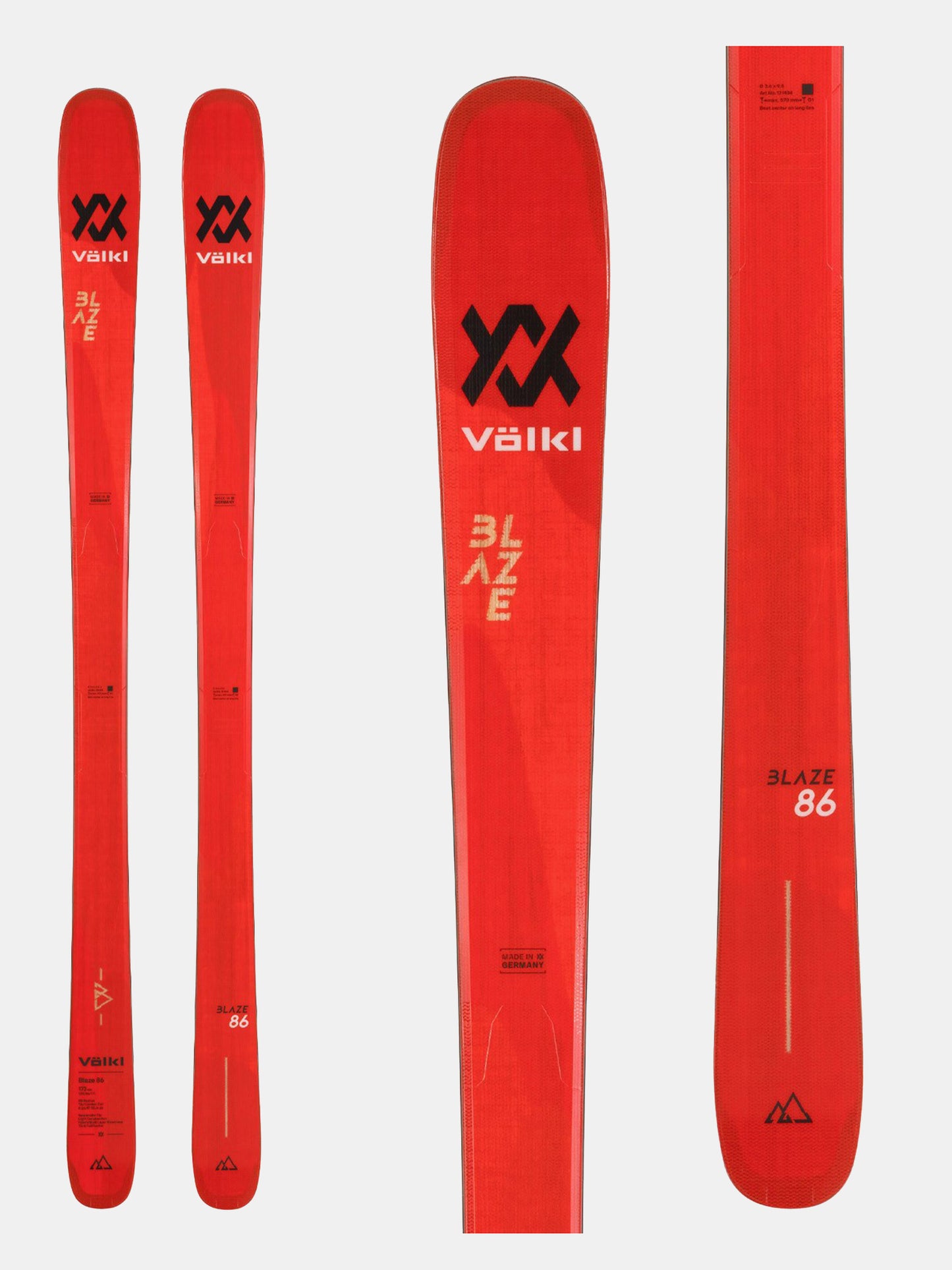 Volkl Blaze 86 Skis 2022