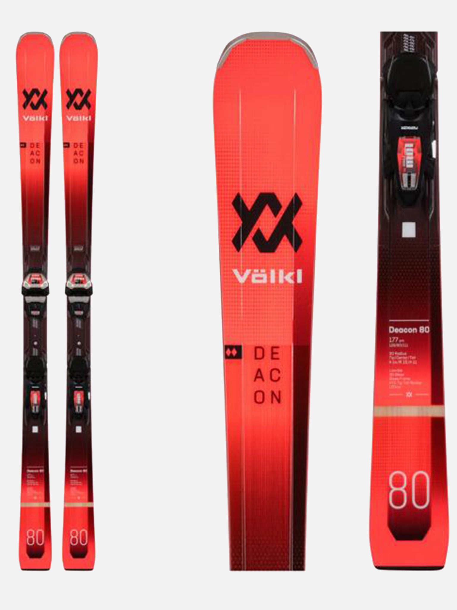 Volkl Deacon 80 Skis + LowRide XL 13 FR GW Bindings 2023 | $949.95