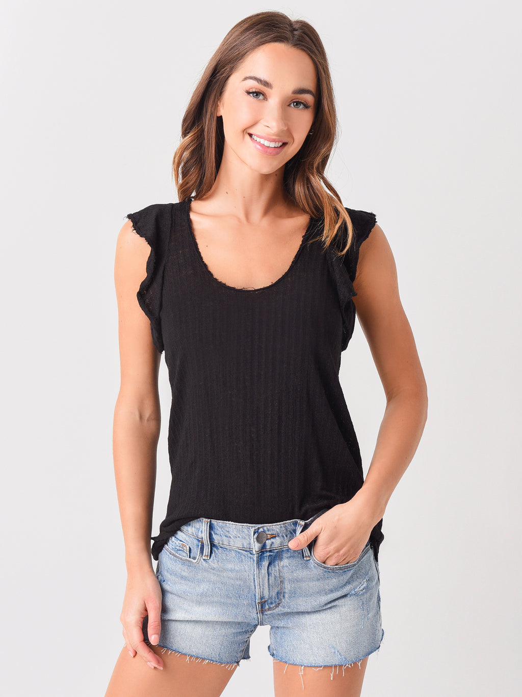 Stark X Women's Ruffle Tee - Saint Bernard