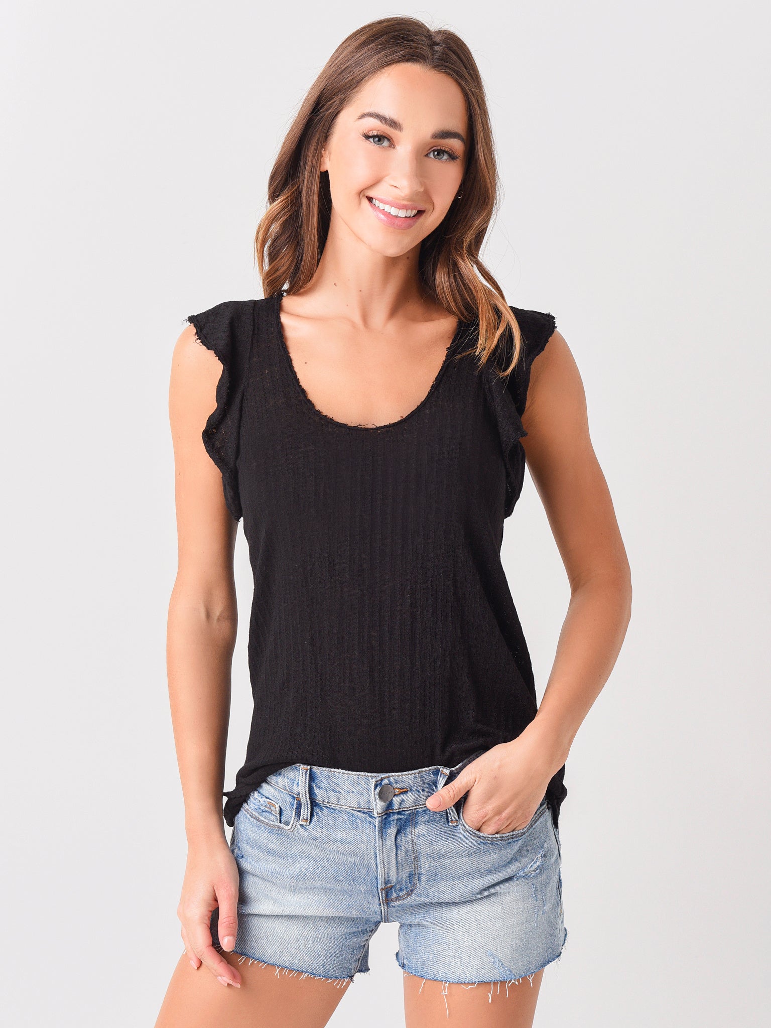Stark X Women's Ruffle Tee - Saint Bernard