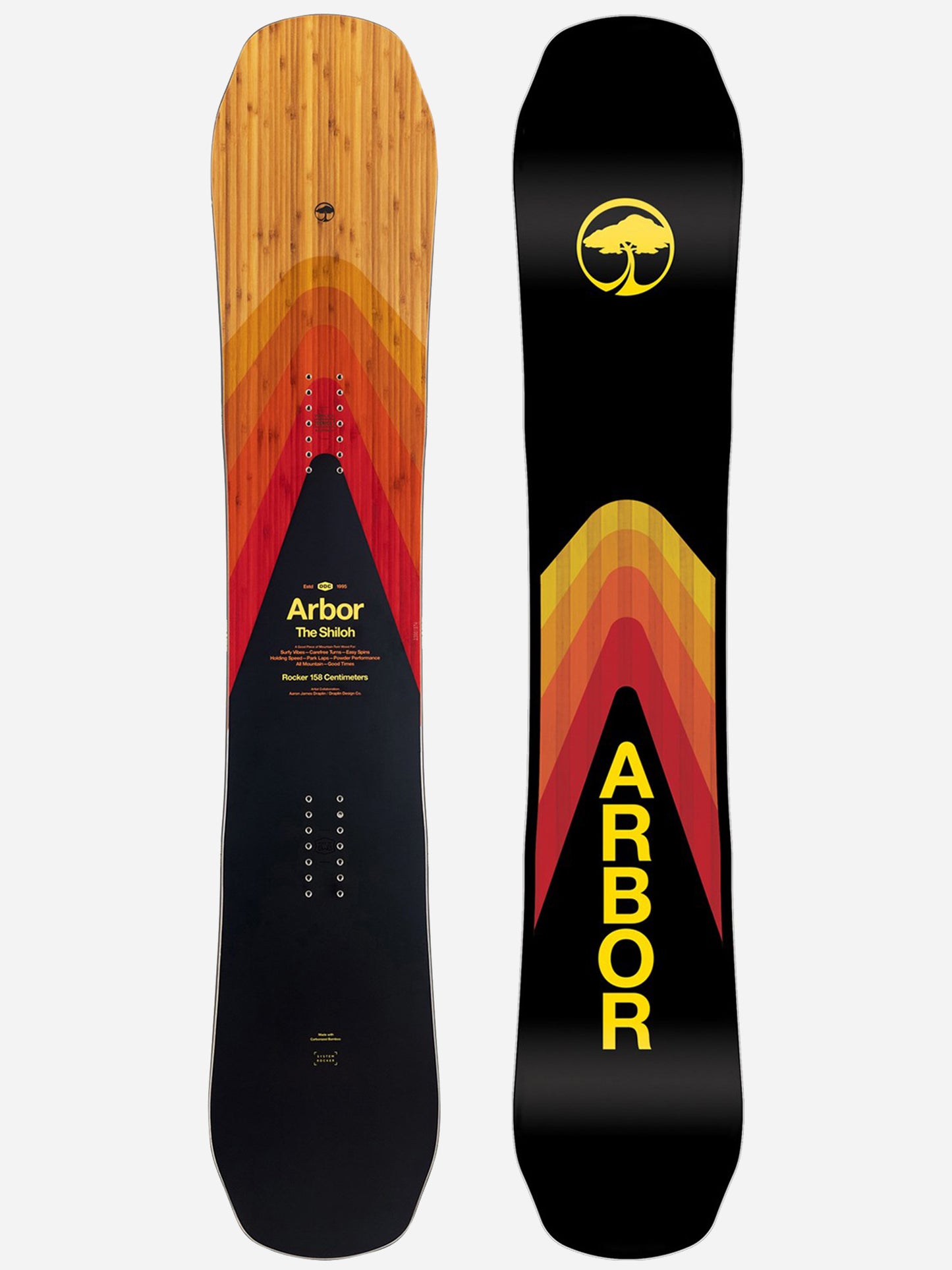 Arbor Shiloh Rocker Snowboard 2023 - Saint Bernard