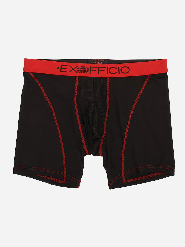 Exoffico Men's Give-N-Go Sport Mesh 6 Inch Boxer Brief