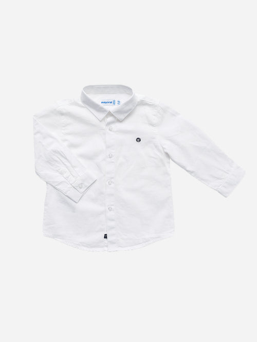 Mayoral Boys' Basic Long Sleeve Button-Down Shirt