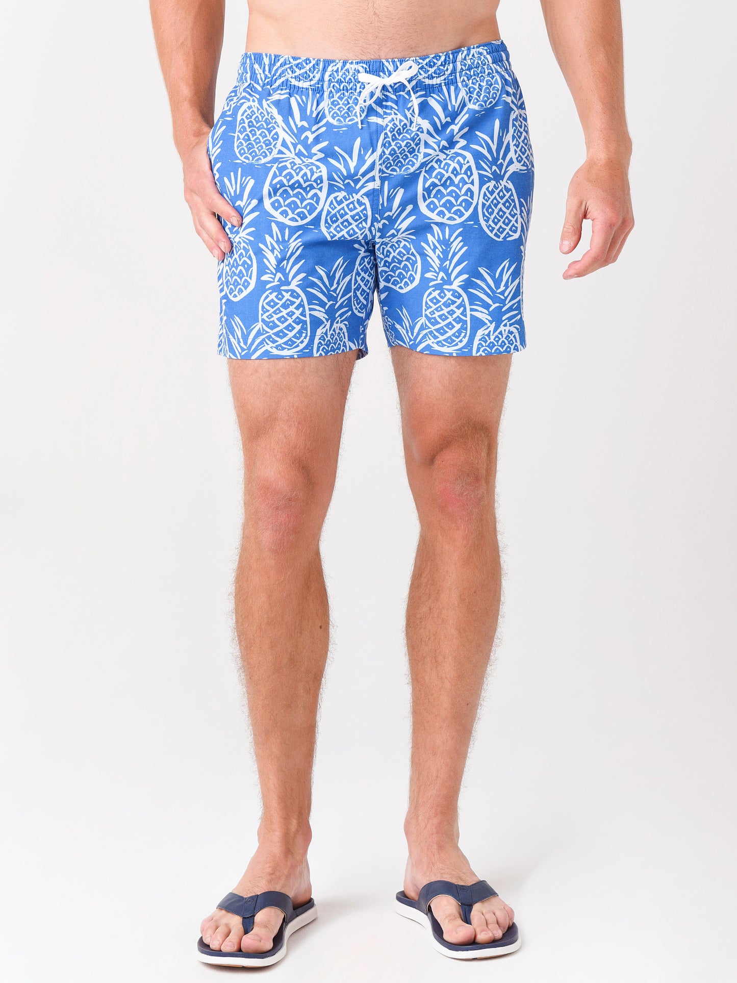 Chubbies Men's Thigh-Napples 5.5" Swim Trunks - Saint Bernard