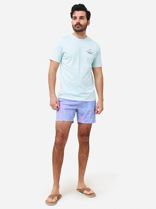 Chubbies Men's The Pinky Bluesters 5.5" Swim Trunk