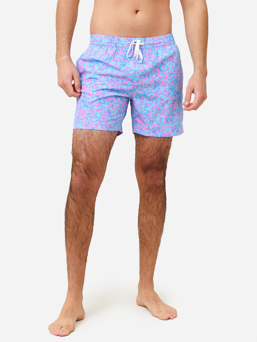 Chubbies Men's The Pinky Bluesters 5.5" Swim Trunk - Saint Bernard