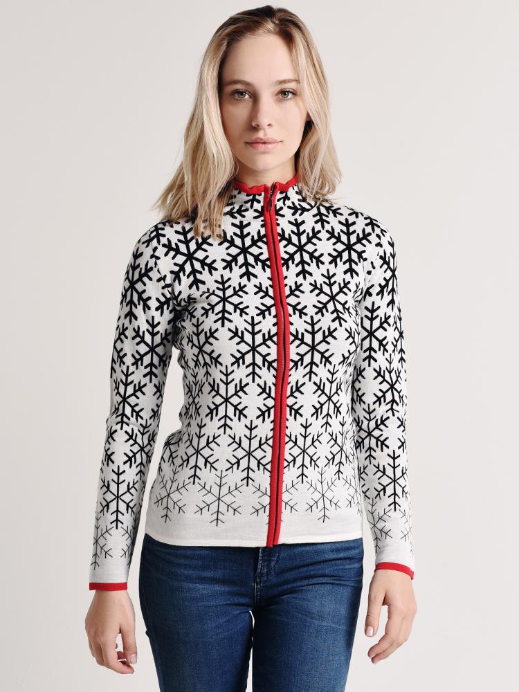 Krimson Klover Whiteout Full Zip Cardigan - Saint Bernard