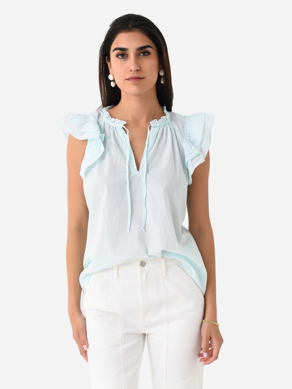 Stark X Women's Poplin Dreamy Top - Saint Bernard