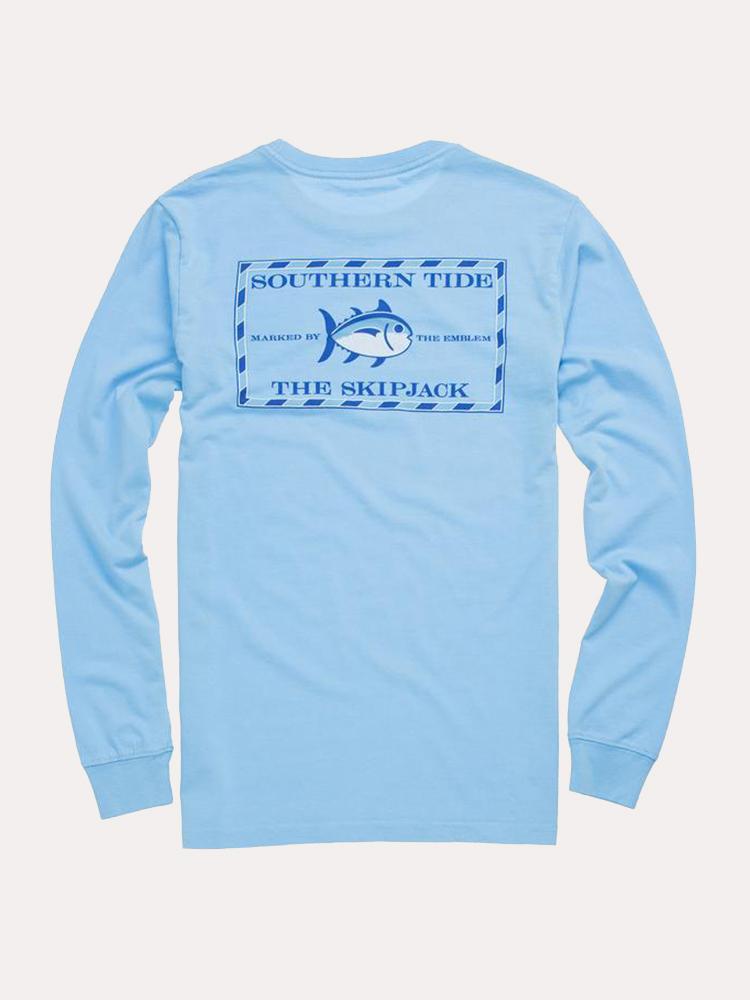 Southern Tide Men's Original Skipjack Long Sleeve T-Shirt - Saint Bernard